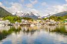 A panoramic view of Sitka