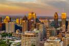 A panoramic view of Montreal