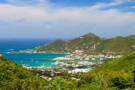 A panoramic view of Road Town in Tortola