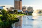A panoramic view of Adelaide
