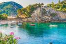 Paleokastritsa Bay in Corfu