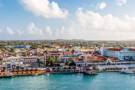 An aerial view of Oranjestad
