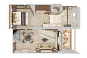 The Haven Courtyard Penthouse, Norwegian Jewel