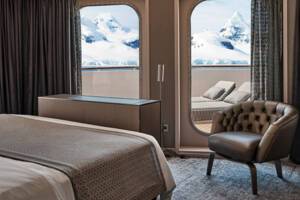 Grand Suite bedroom view, Silver Endeavour