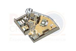 Reflection Suite Floor Plan, Celebrity Reflection