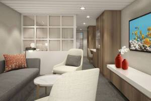 Sunset Suite Living Area, Celebrity Infinity