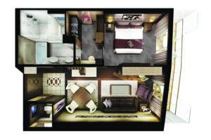 The Haven Owner's Suite, Norwegian Escape