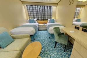 Single Superior Interior Bedroom, Bolette, Fred. Olsen Cruise Lines - Image based on a G grade, configuration may differ