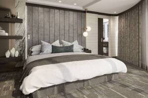 The Haven Deluxe Owner's Suite Bedroom, Norwegian Epic