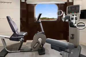 Exercise equipment, Penthouse Suite, Oceania Cruises