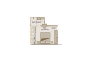 Floor Plan, Balcony Suite (A), Scenic Opal
