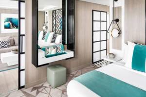 Royal Suite bedroom, Celebrity Edge