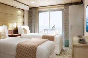 Second Bedroom, Sky Suite, Sky Princess, Princess Cruises