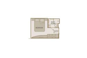 Floor Plan, Standard Suite (E), Scenic Opal