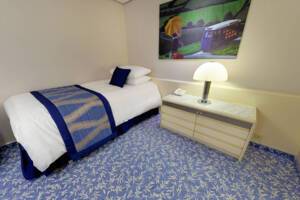 Superior Single Inside Cabin Bedroom, Balmoral, Fred. Olsen Cruise Lines - Image based on an N grade, configuration may differ