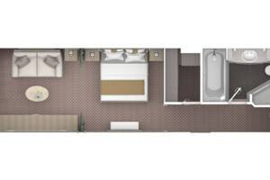 Vista Suite Floor Plan, Silver Moon