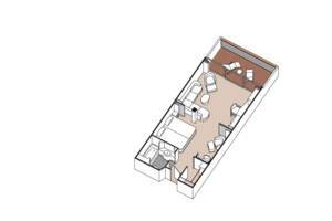 Penthouse Suite Floor Plan, Seven Seas Mariner, Regent Seven Seas