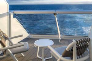 Sunset Veranda balcony, Celebrity Ascent