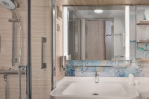 Balcony Stateroom Bathroom, Norwegian Prima