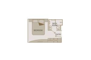 Floor Plan, Standard Suite, Scenic Azure