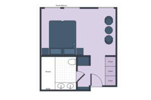 Suite Floor Plan, River Duchess, Uniworld
