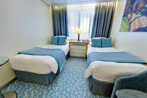 Superior Ocean View Cabin Bedroom, Balmoral, Fred. Olsen Cruise Lines