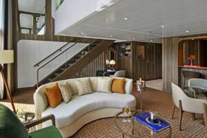 Grand Wintergarden Suite, Stairs, Seabourn Venture