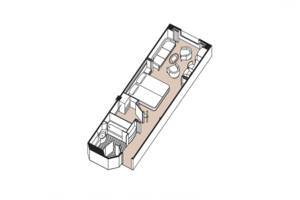 Window Suite Layout, Seven Seas Navigator, Regent Seven Seas