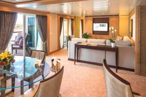 Wintergarden Suite, Living Area, Seabourn Quest