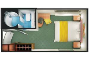 Family Inside Stateroom, Norwegian Sky