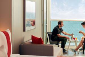 Edge Stateroom with Infinite Veranda breakfast, Celebrity Ascent