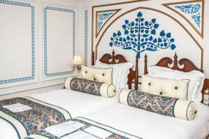 Signature Suite Bedroom, Ganges Voyager II, Uniworld