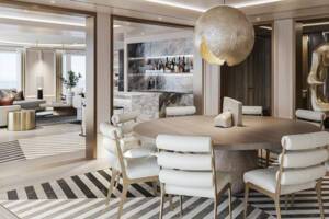 Regent Suite Dining Area, Seven Seas Grandeur