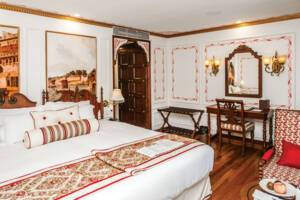 Colonial Suite Bedroom, Ganges Voyager II, Uniworld