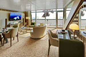 Wintergarden Suite, Living Area, Seabourn Venture
