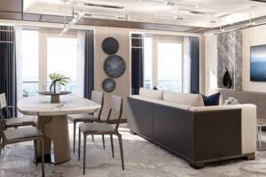 Grandeur Suite Living Area, Seven Seas Grandeur