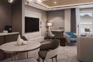 Signature Suite, Living Area, Silver Endeavour