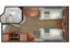 Family Inside Stateroom Floorplan, Pride of America