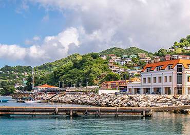 A panoramic view of Grenada