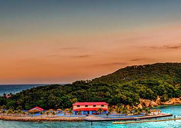 A panoramic view of Haiti