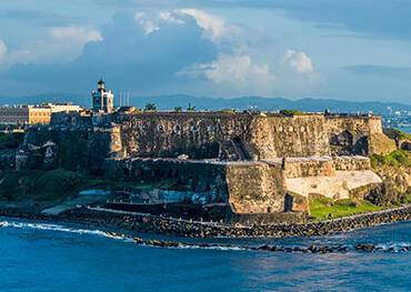 A panoramic view of Puerto Rico