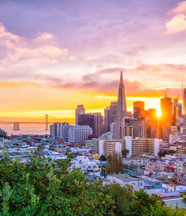 A panoramic view of San Francisco