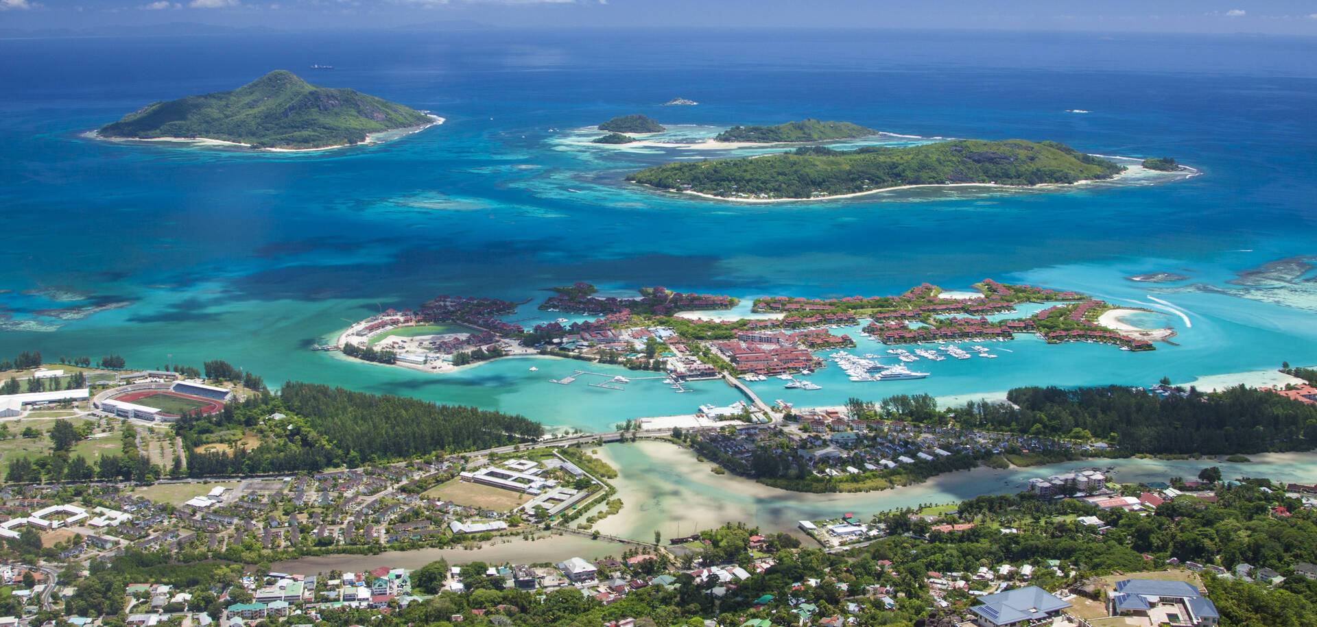 View of Mahe Island, Seychelles