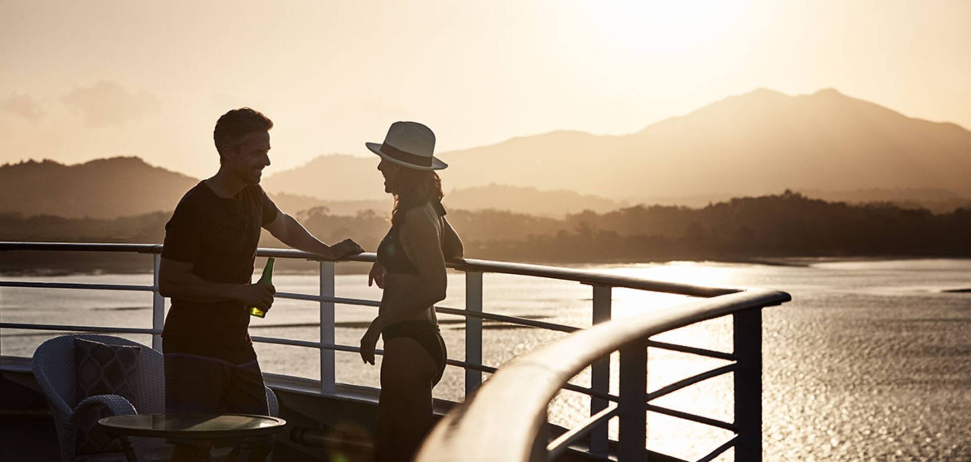 On Deck on Island Princess