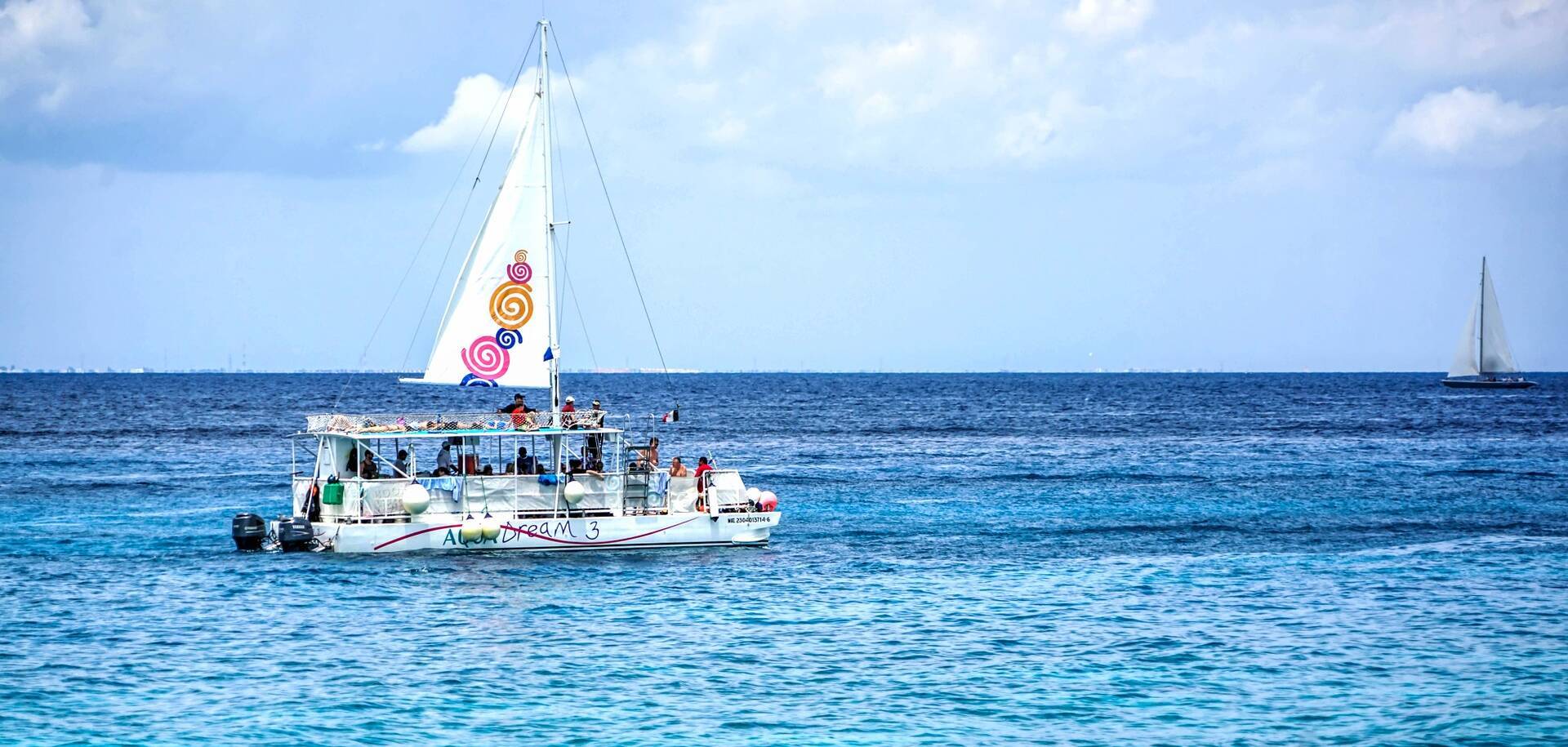 Boat on the Sea - Cozumel, Mexico