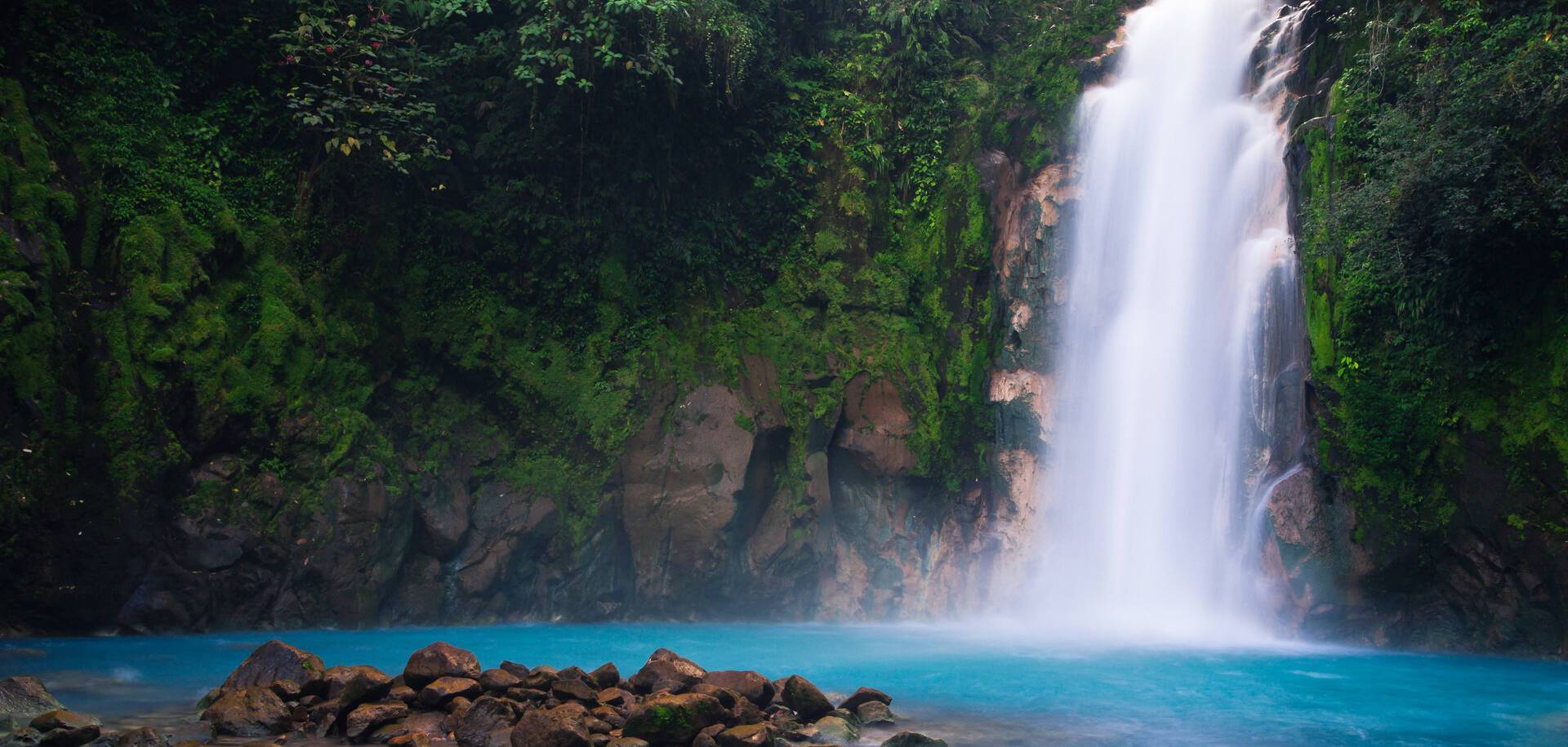 Rio Celeste Waterfall, Tenorio Volcano National Park, Costa Rica