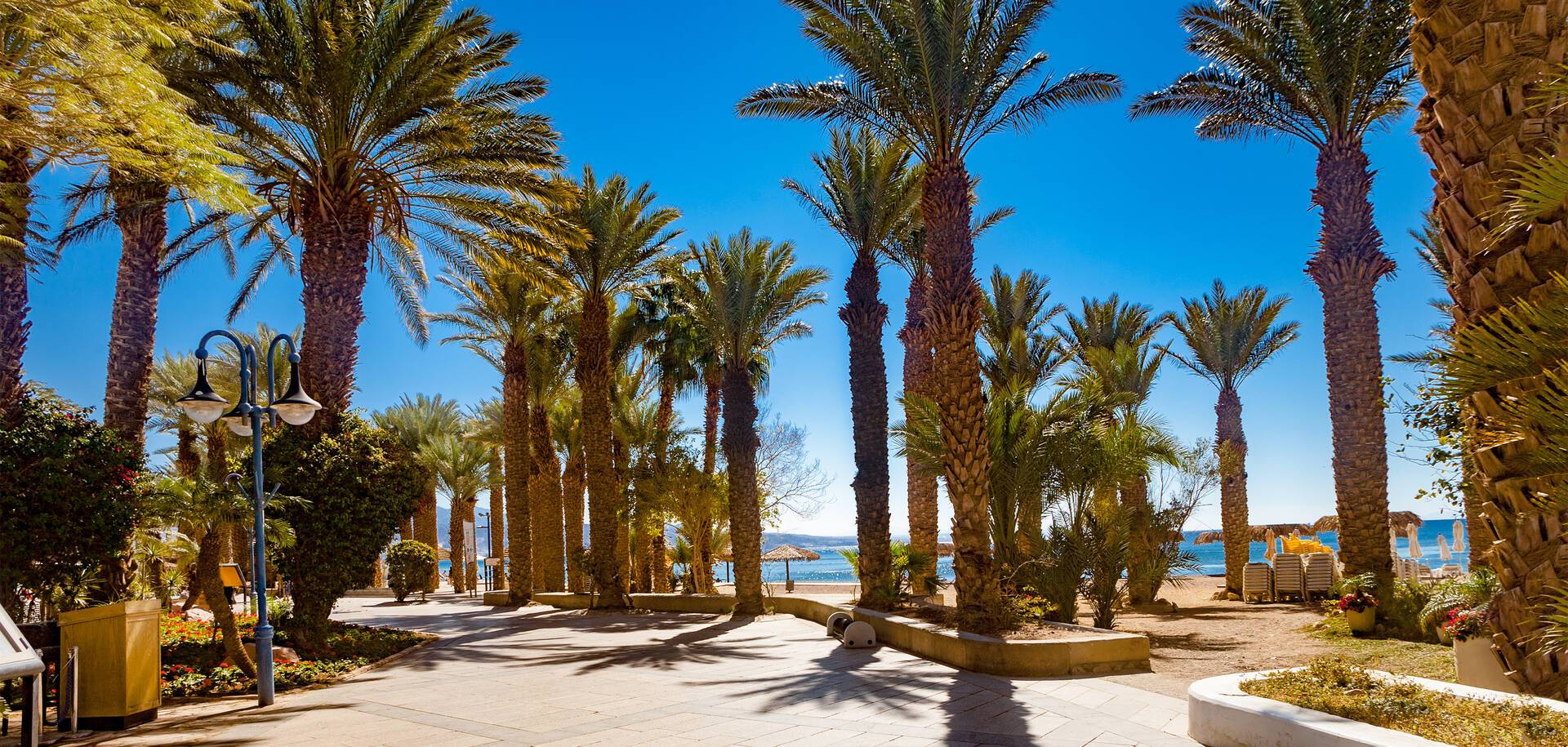 The Central Promenade in Eilat