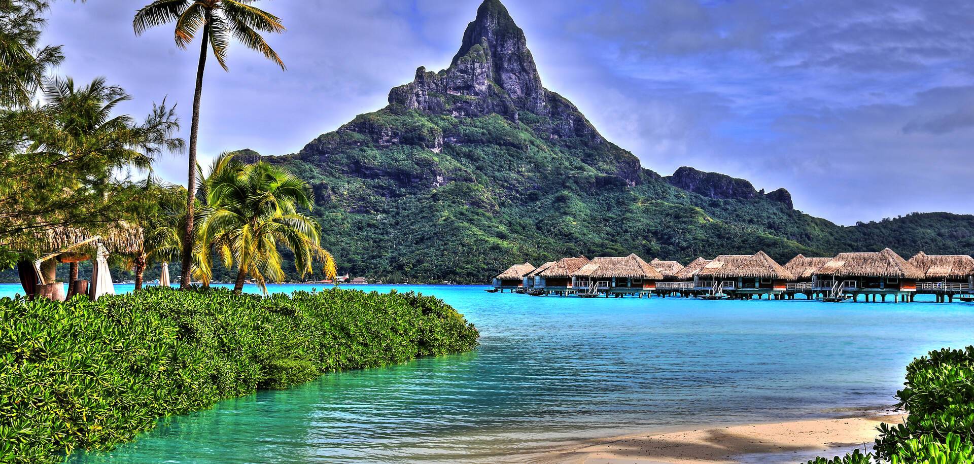 View on Mount Otemanu, Bora Bora
