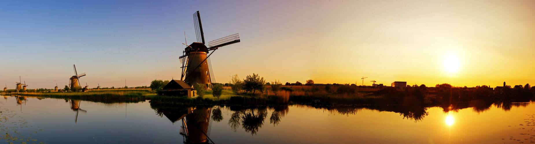 Windmills at Kinderdijk, Netherlands