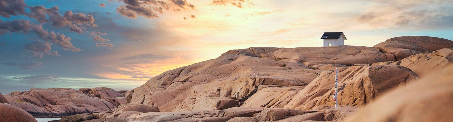 An old lighthouse in Lysekil